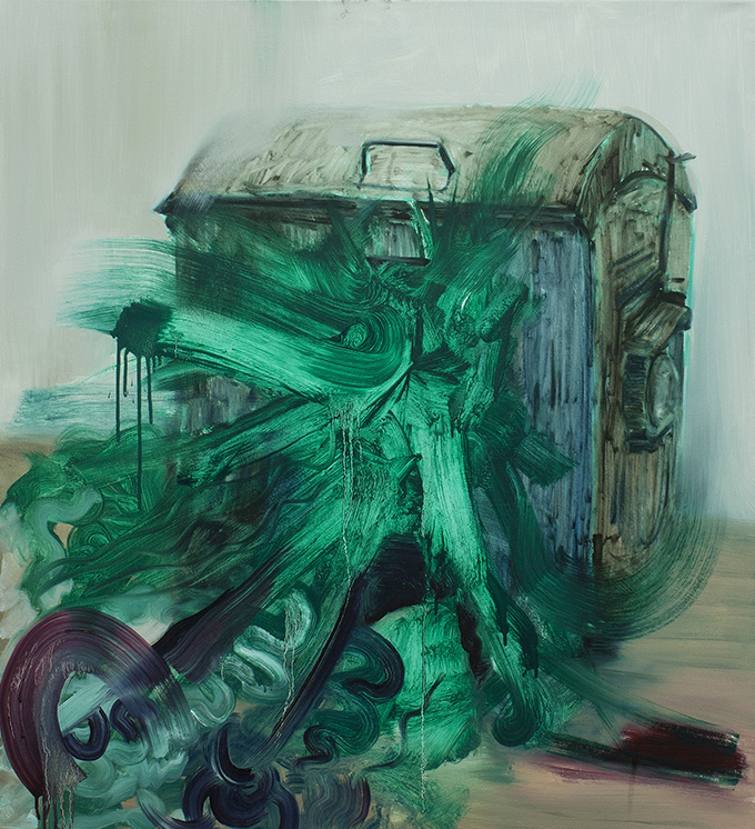 containers, painting, bartosz beda paintings 2013