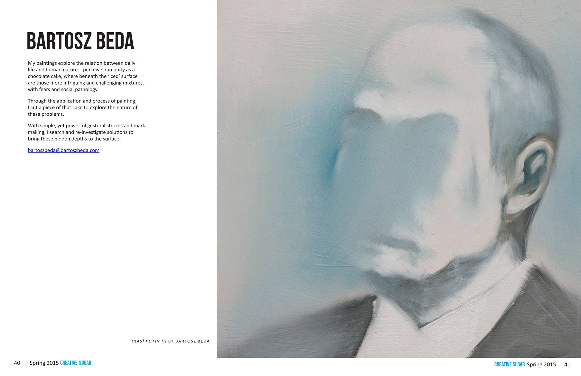 Creative Sugar Magazine featured Bartosz Beda