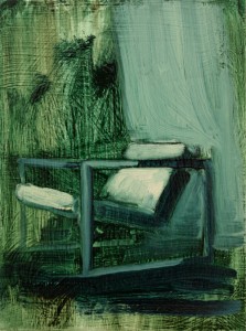Interior with Chair, bartosz beda paintings 2012