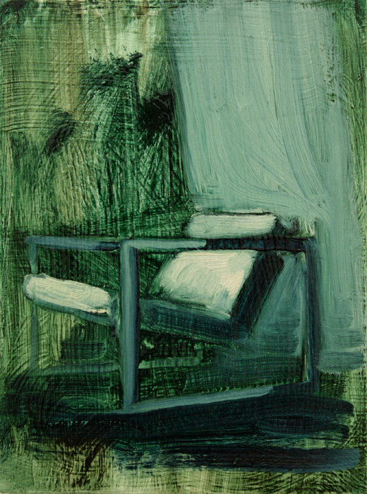 Interior with Chair, bartosz beda paintings 2012