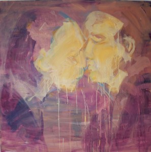Art by Bartosz Beda, Kiss of Politics, paintings