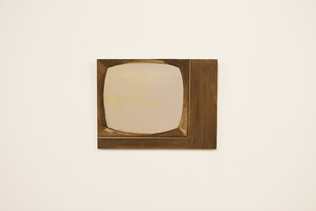 tv portrait, bartosz beda paintings 2012
