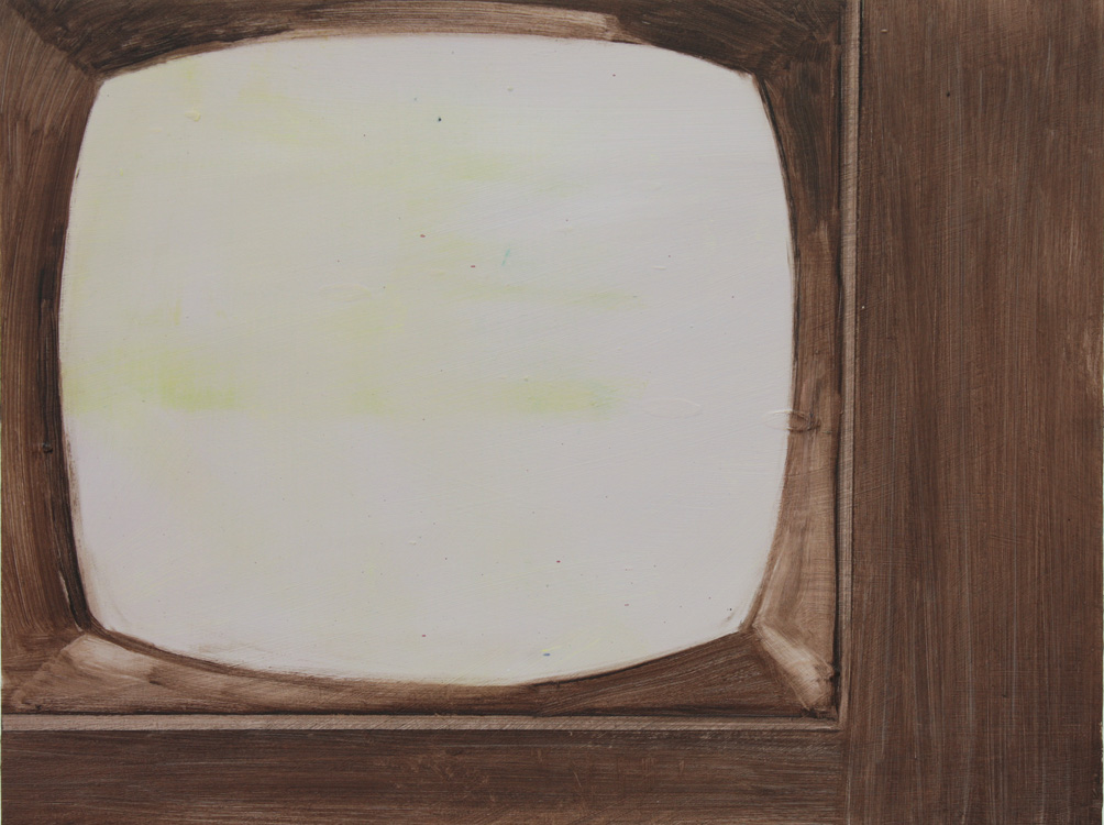 Portrait of TV, bartosz beda paintings 2012