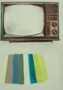 Portrait of TV III, bartosz beda paintings 2012