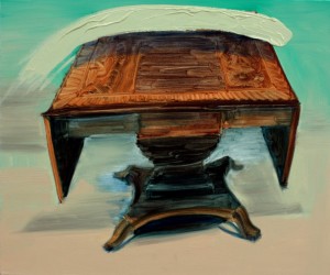 Table and Marks, bartosz beda paintings 2012