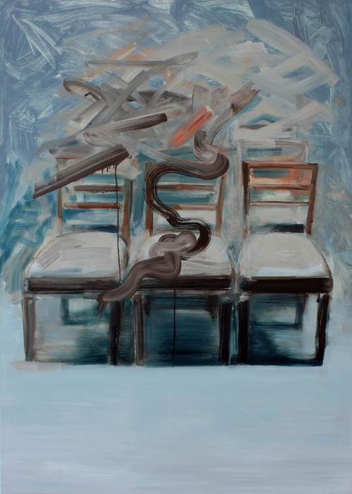 Twisted Chairs, bartosz beda paintings 2012