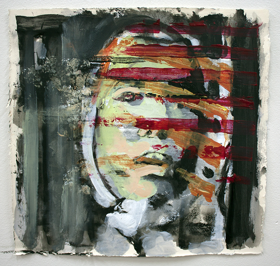 anxiety on paper, paintings, bartosz beda paintings 2013