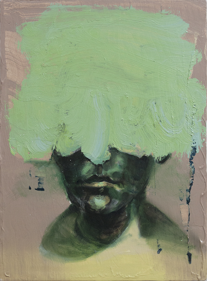 stream face, bartosz beda paintings 2015