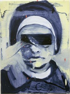 Nun II, bartosz beda, paintings 2017, artwork