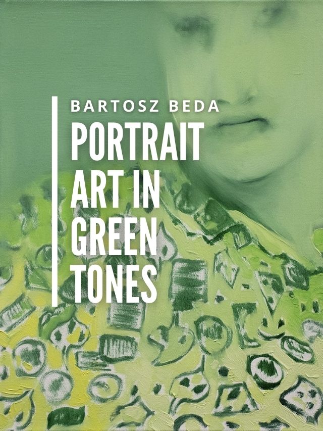 Portrait Art in Green Tones Cover