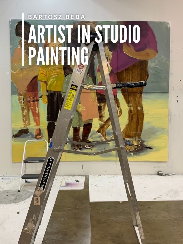 Read more about the article Artist in Studio Painting