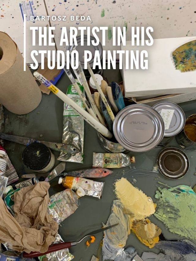 The Artist in His Studio Painting cover