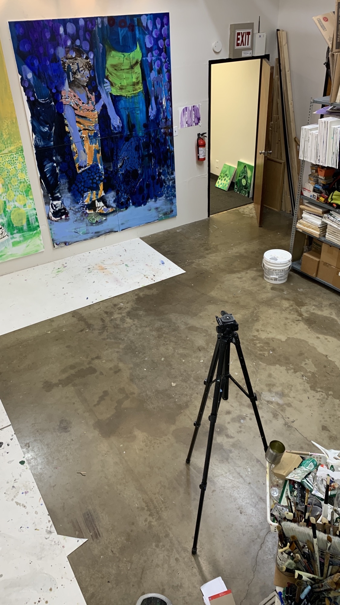 artistic painting studio