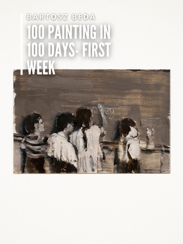 100 Painting in 100 Days- First Week cover