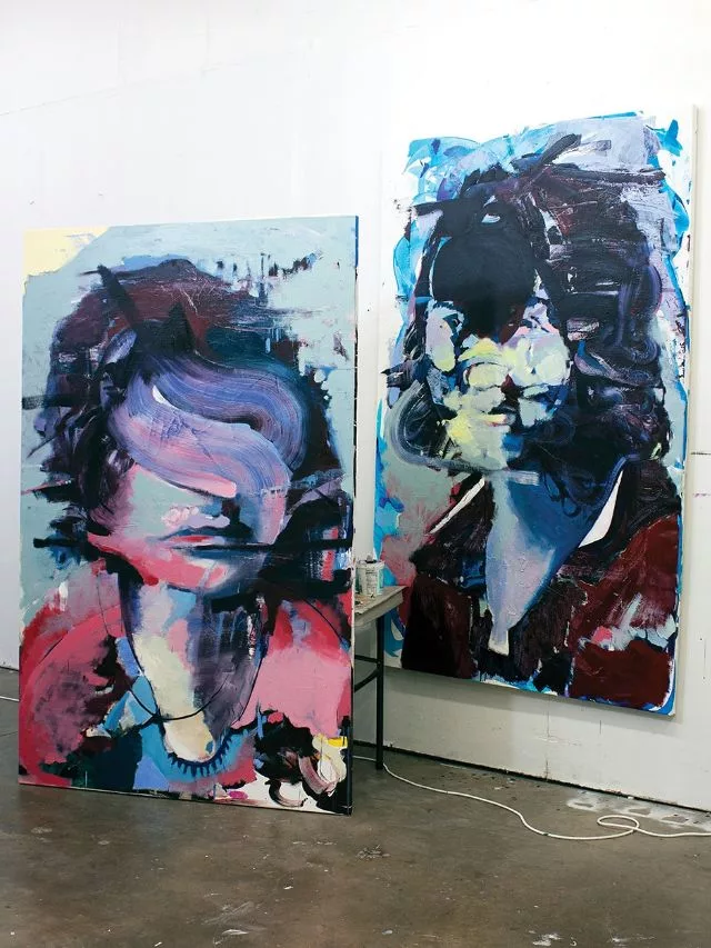 Read more about the article Abstracted Portrait Paintings in Oil on Canvas