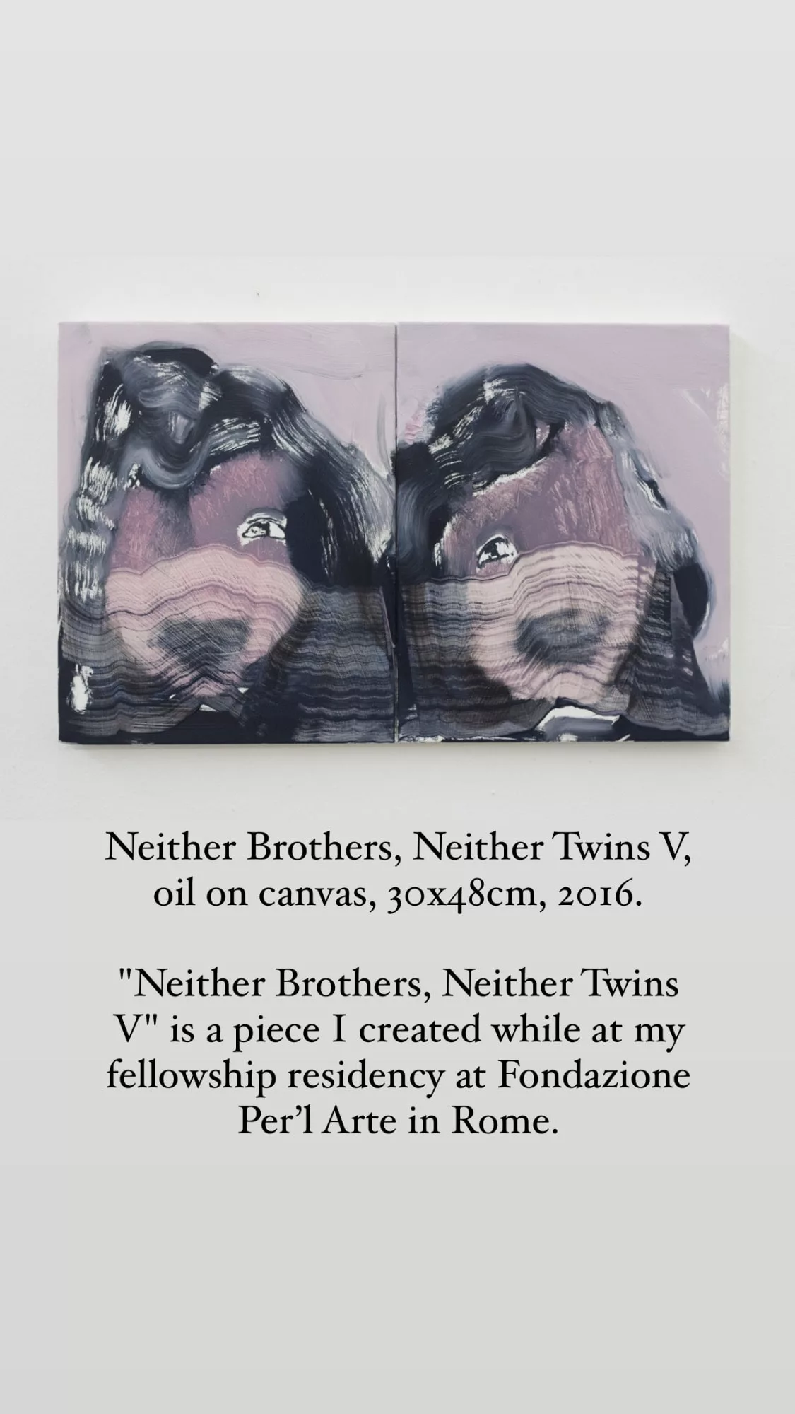 Exploring Human Nature in Neither Brothers, Neither Twins V - A Painting by Bartosz Beda 1