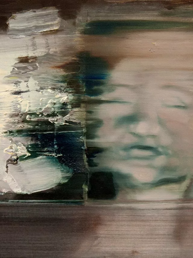 Re-creation: An Abstract Portrait Painting in Oil
