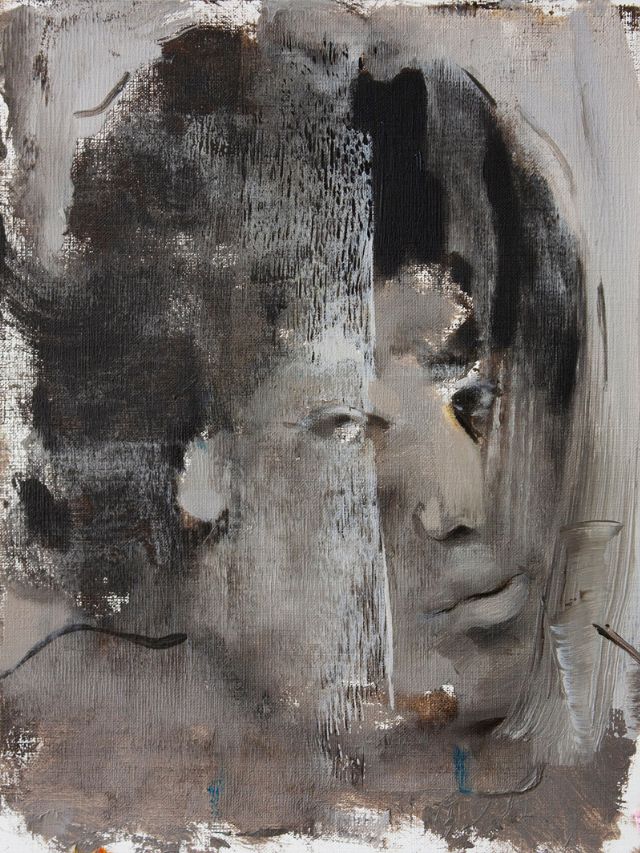 Read more about the article Captivating Portrait in Oil on Paper Canvas