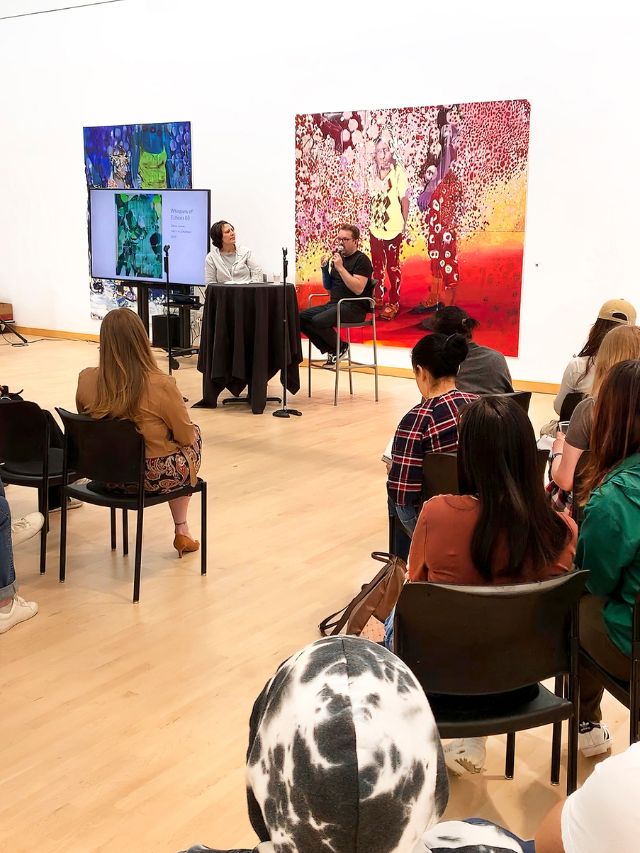 Artist Talk at Collin College: Echoes of Seasons and the Art of Discourse 2